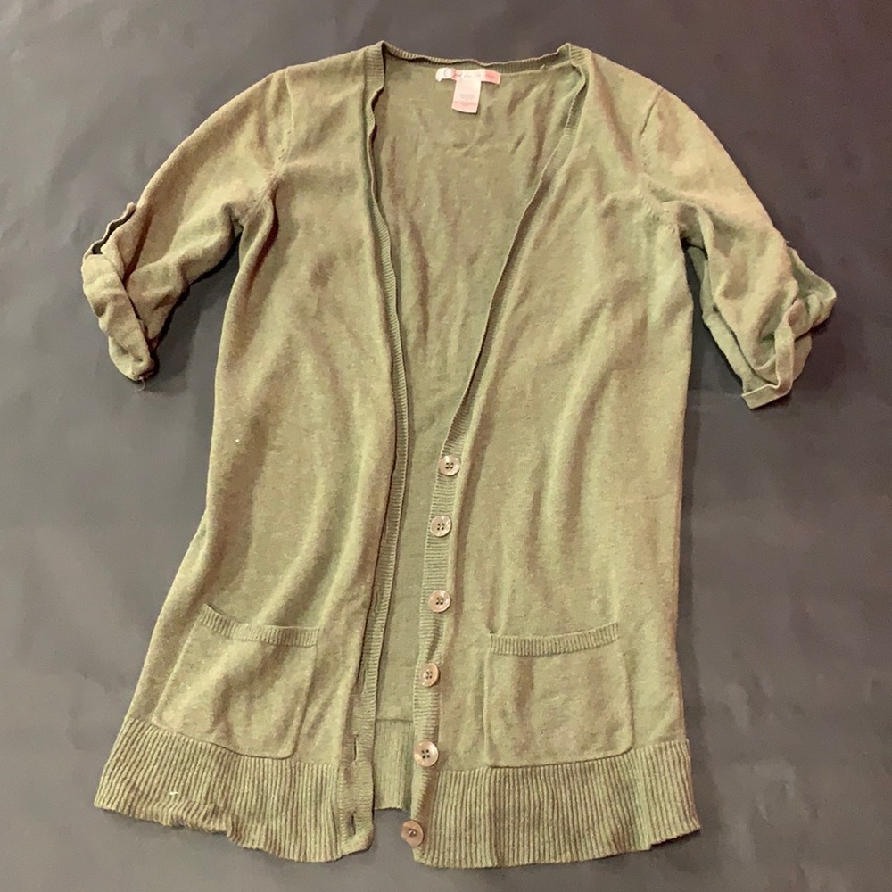 Button sweater